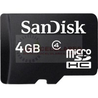 CARTÃO DE MEMÓRIA MICRO SD SANDISK 4GB